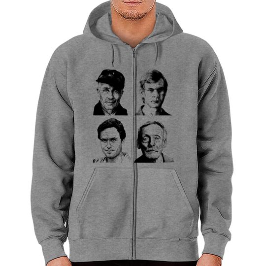 Discover American Serial Killer - Ted Bundy - Zip Hoodies