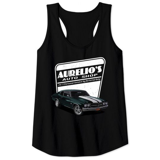 Discover Aurelio's Auto Shop - John Wick - John Wick - Tank Tops