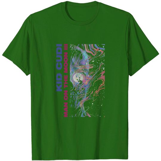 Discover Kid Man On The Moon III Cudi Art Unisex T-Shirt