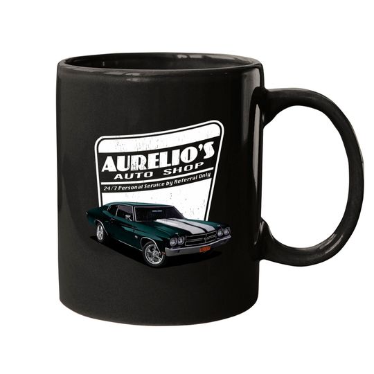 Discover Aurelio's Auto Shop - John Wick - John Wick - Mugs