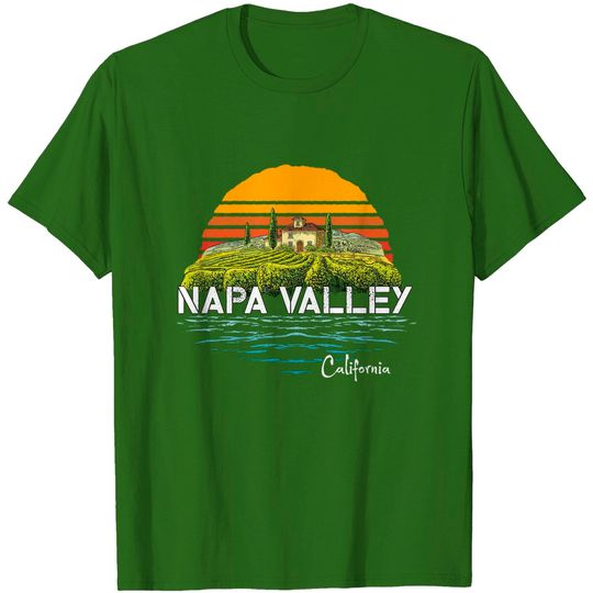 Discover Vintage Napa Valley Winery California Souvenir T-Shirt