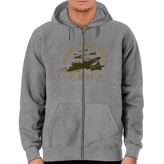Discover B17 Flying Fortress - B17 Flying Fortress - Zip Hoodies