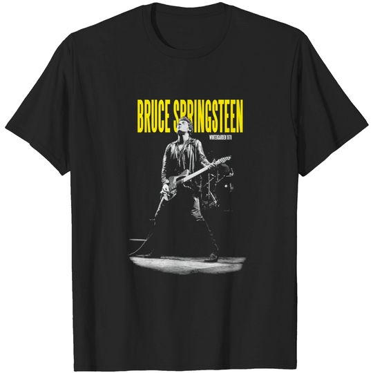 Discover Bruce Springsteen Unisex Tee: Winterland Ballroom Guitar