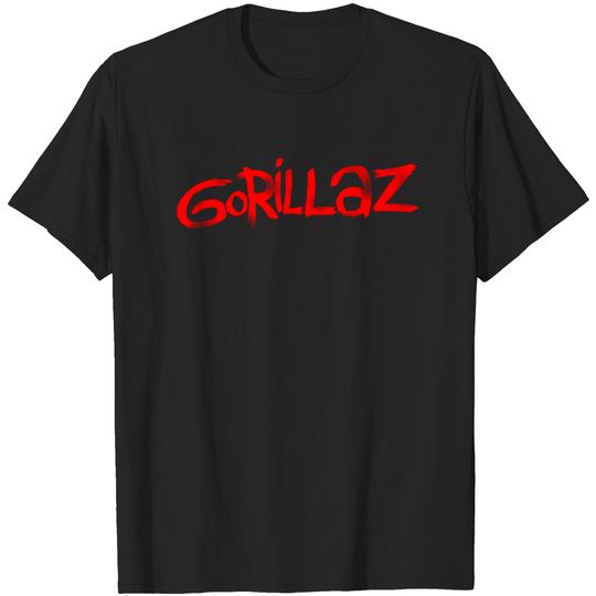 Discover gorillaz Distressed Grunge text - Gorillaz - T-Shirt