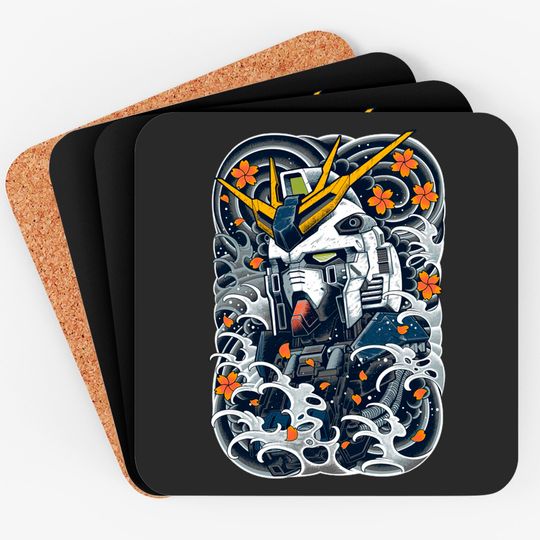 Discover Nu Gundam - Gundam - Coasters