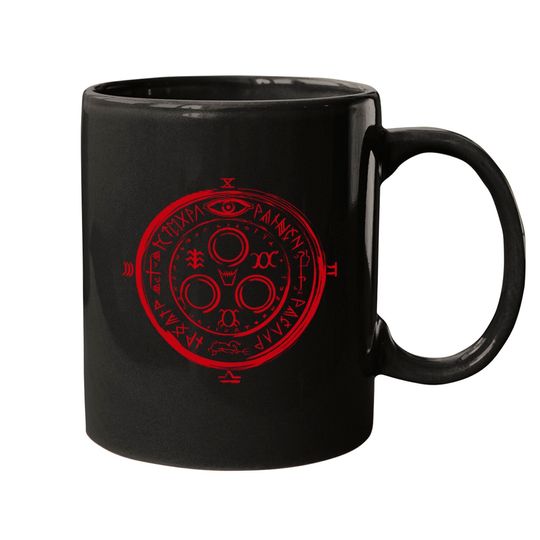 Discover silent seal of the sun behind the hill - blood ink - Silent Hill - Mugs