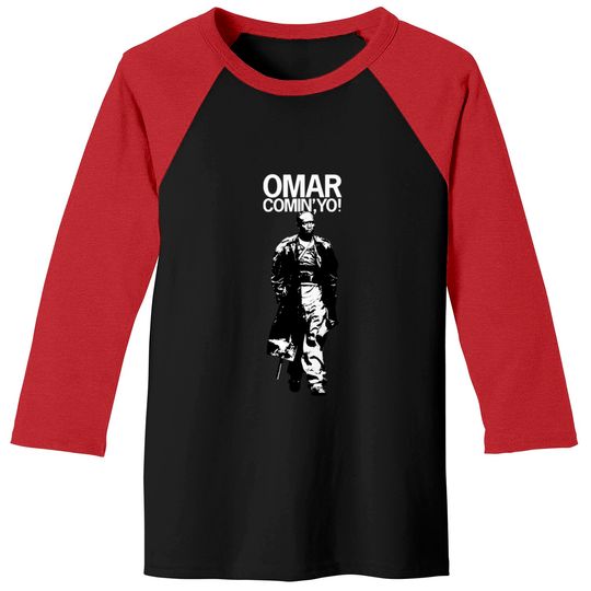 Discover Omar Comin' The Wire - Omar Little - Baseball Tees
