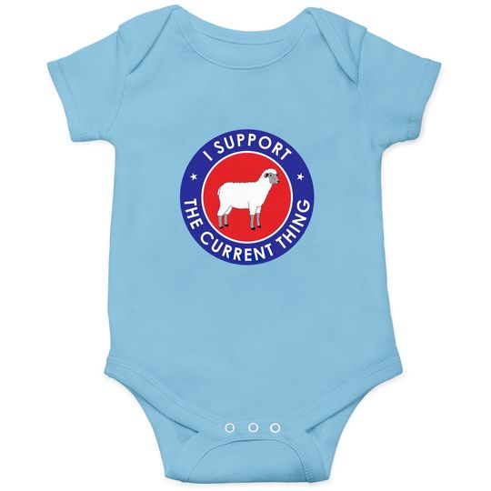 Discover I Support The Current Thing NPC Sheep Normie Essential Onesie