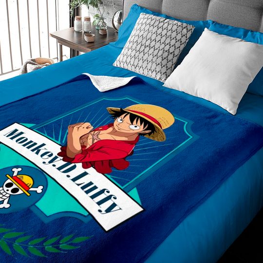 Discover One piece anime - Monkey D Luffy - One Piece Anime - Baby Blankets