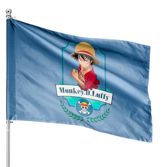 Discover One piece anime - Monkey D Luffy - One Piece Anime - House Flags