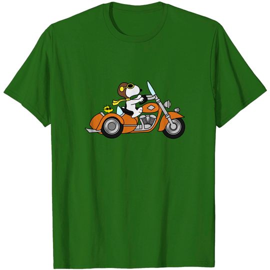 Discover Snoopy Biker - Snoopy - T-Shirt