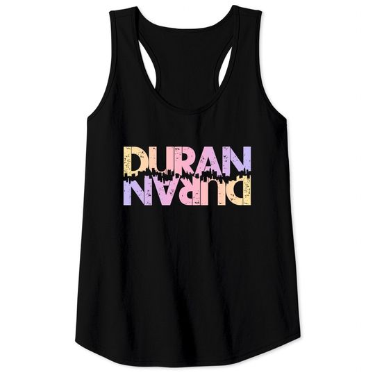 Discover Duran Duran Tank Tops with Color Design