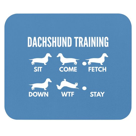 Discover Dachshund Dog Training Mouse Pads