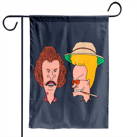 Discover Beavis and Butthead Garden Flags in Fear and Loathing Style