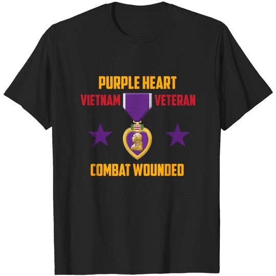 Discover Purple Heart Vietnam Veteran T-Shirt