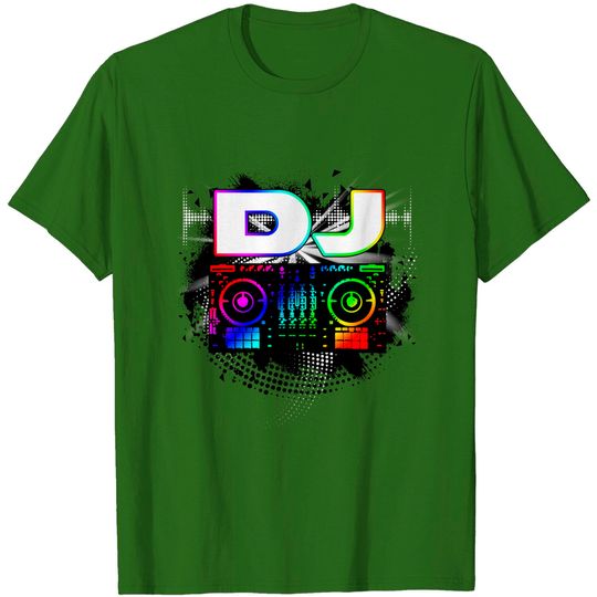 Discover Dj Music Lover Music Player Sound Cool T-Shirt