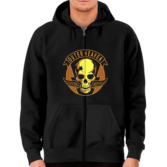 Discover Metal Gear Solid - Outer Heaven (enhanced) - Metal Gear - Zip Hoodies