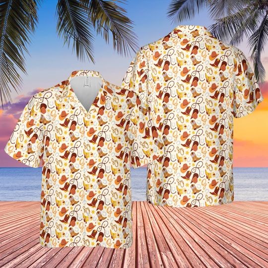 Discover Cowboy Hawaiian Shirt, Horseshoe Hawaiian, Hawaii Shirt