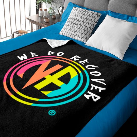 Discover We Do Recover Logo Narcotics Anonymous NA AA Gifts Baby Blankets