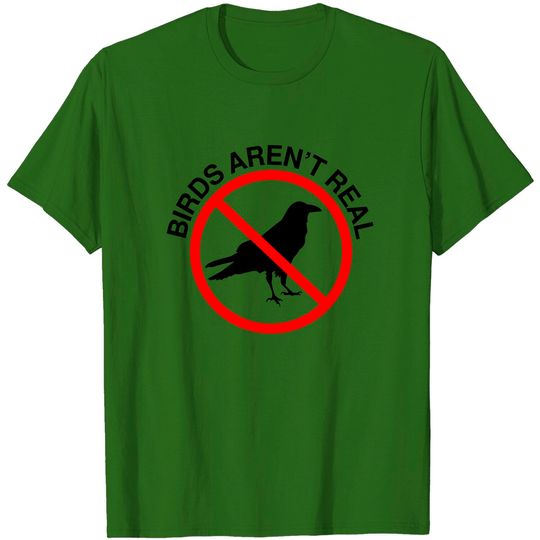 Discover Birds Aren't Real Prohibited Sign Premium T-Shirt