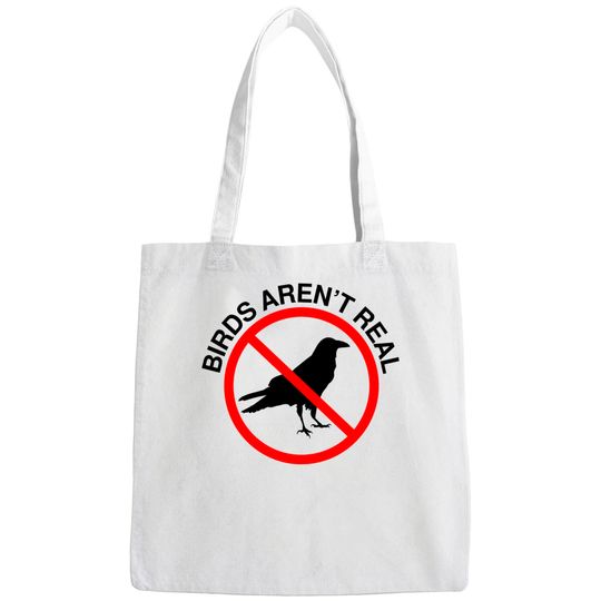Discover Birds Aren't Real Prohibited Sign Premium Bags