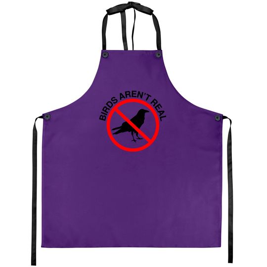 Discover Birds Aren't Real Prohibited Sign Premium Aprons