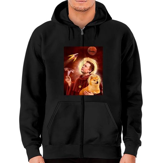 Discover Elon Musk Zip Hoodies