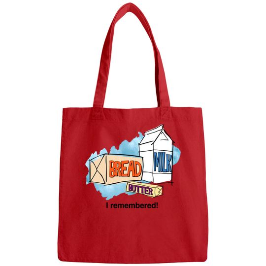 Discover Loaf of Bread, Milk, and Butter - Kitchen Grocery Bags