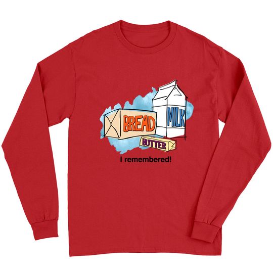 Discover Loaf of Bread, Milk, and Butter - Stylish Long Sleeves