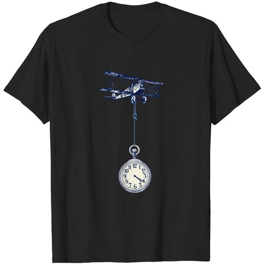 Discover Time Flies - Clock - T-Shirt
