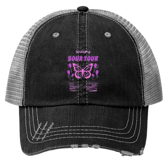 Discover Olivia Rodrigo 2022 Sour Tour Trucker Hat