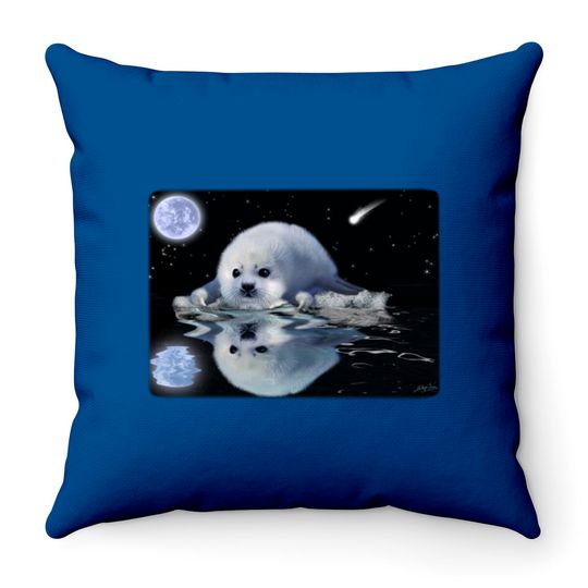 Discover DESTINY HARP SEAL Throw Pillows
