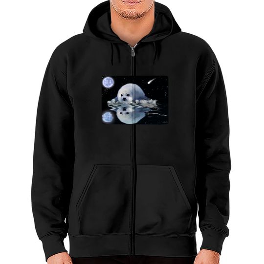 Discover DESTINY HARP SEAL Zip Hoodies