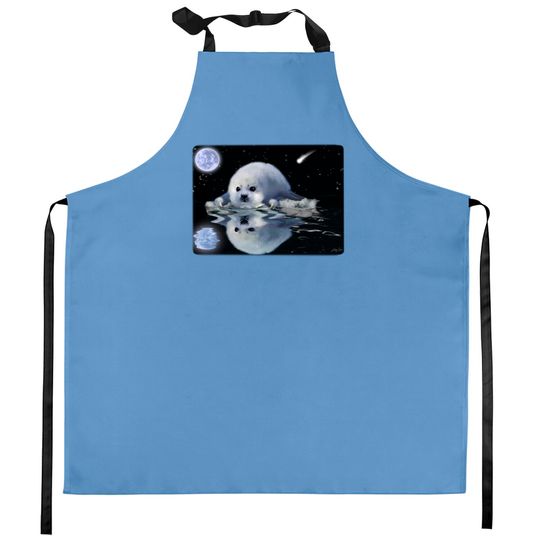 Discover DESTINY HARP SEAL Kitchen Aprons