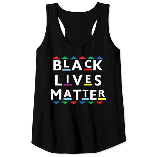 Discover Equality Black Pride BLM Melanin Black Lives Matter Tank Top
