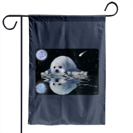 Discover DESTINY HARP SEAL Garden Flags