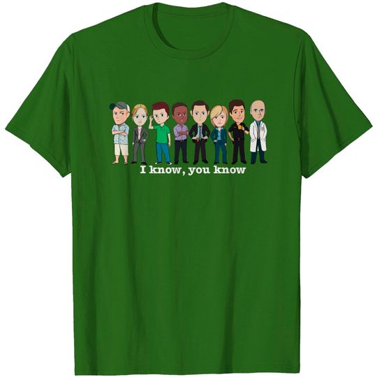 Discover I know, you know Team Psych Green - Psych - T-Shirt