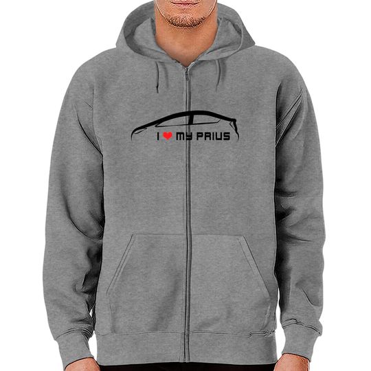 Discover I love my Prius Zip Hoodies