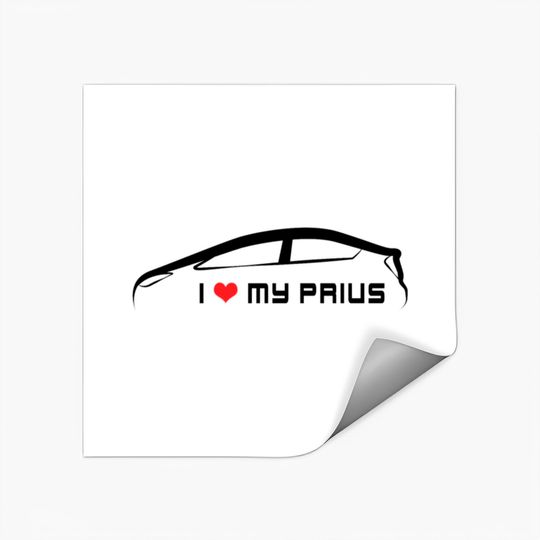 Discover I love my Prius Stickers