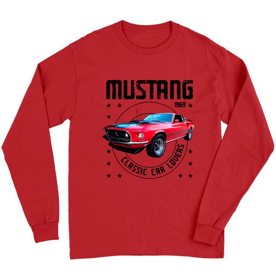 Discover Classic Car Mustang Mach One 1969 - Classic Car - Long Sleeves