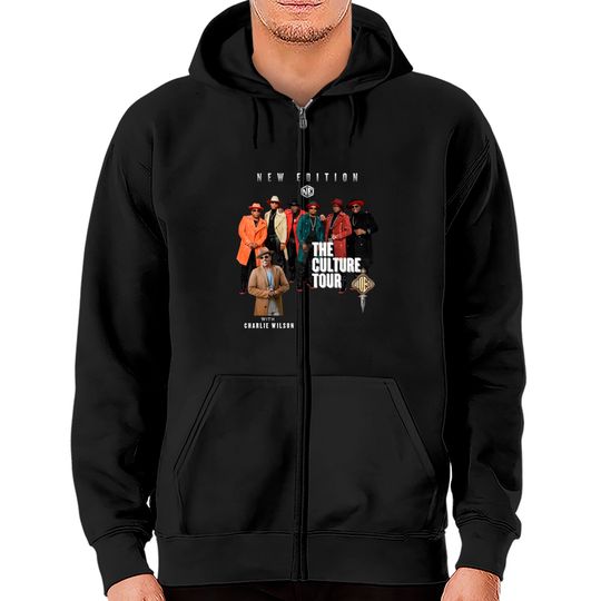 Discover New Edition The Culture Tour 2022 Unisex Zip Hoodies