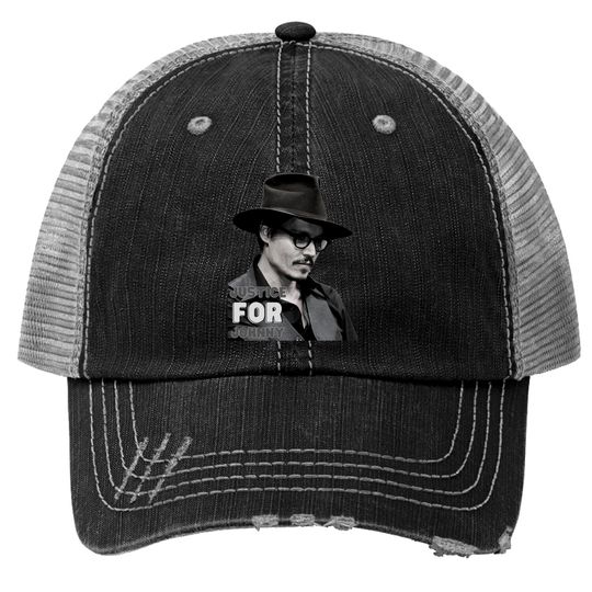 Discover Justice For Johnny Depp Classic Trucker Hats
