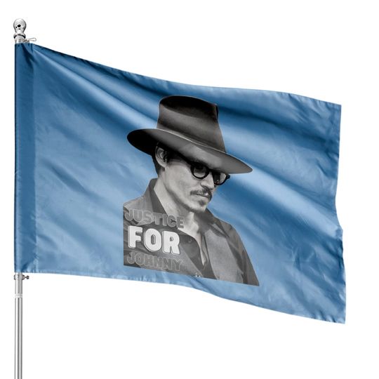 Discover Justice For Johnny Depp Classic House Flags