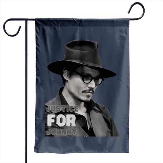 Discover Justice For Johnny Depp Classic Garden Flags