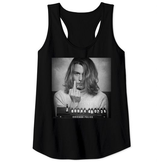 Discover Johnny Depp Blow Mugshot Tank Tops Johnny Depp Tank Tops