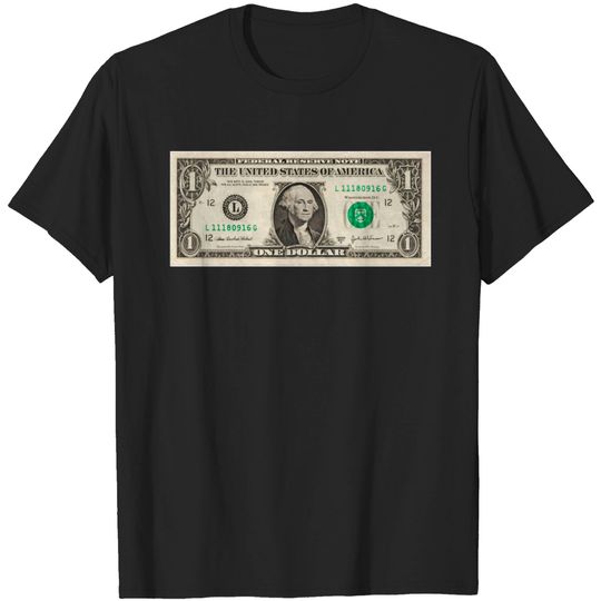 Discover One dollar bill T-shirt