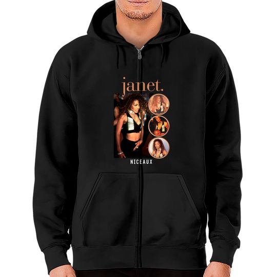 Discover Janet Jackson Zip Hoodies