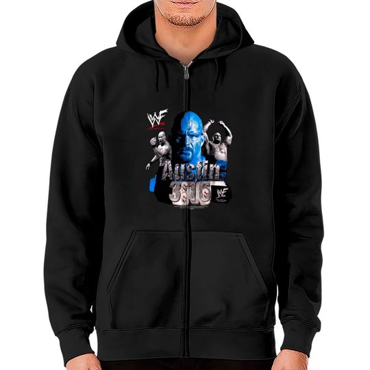 Discover 1998 Stone Cold Vintage Zip Hoodies Steve Austin