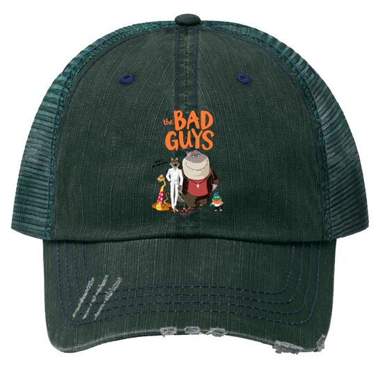 Discover The Bad Guys 2022 Film Movie Trucker Hats, The Bad Guys Trucker Hats
