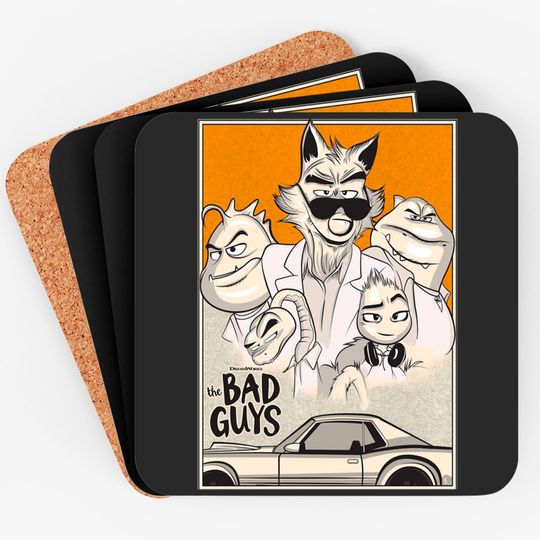 Discover The Bad Guys 2022 Film , The Bad Guys Movie 2022 Classic Coasters